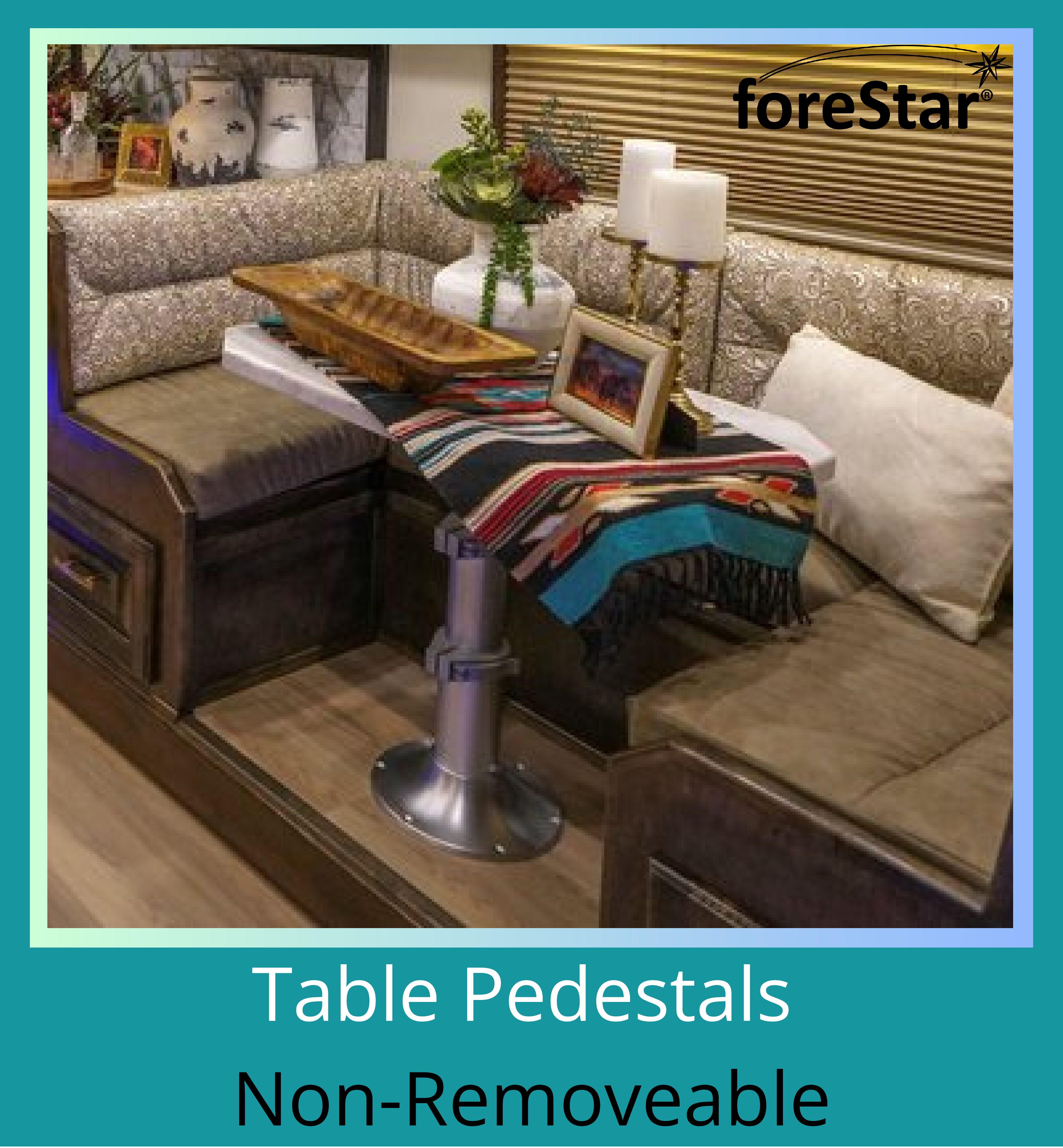 Table Pedestals Non-Removable