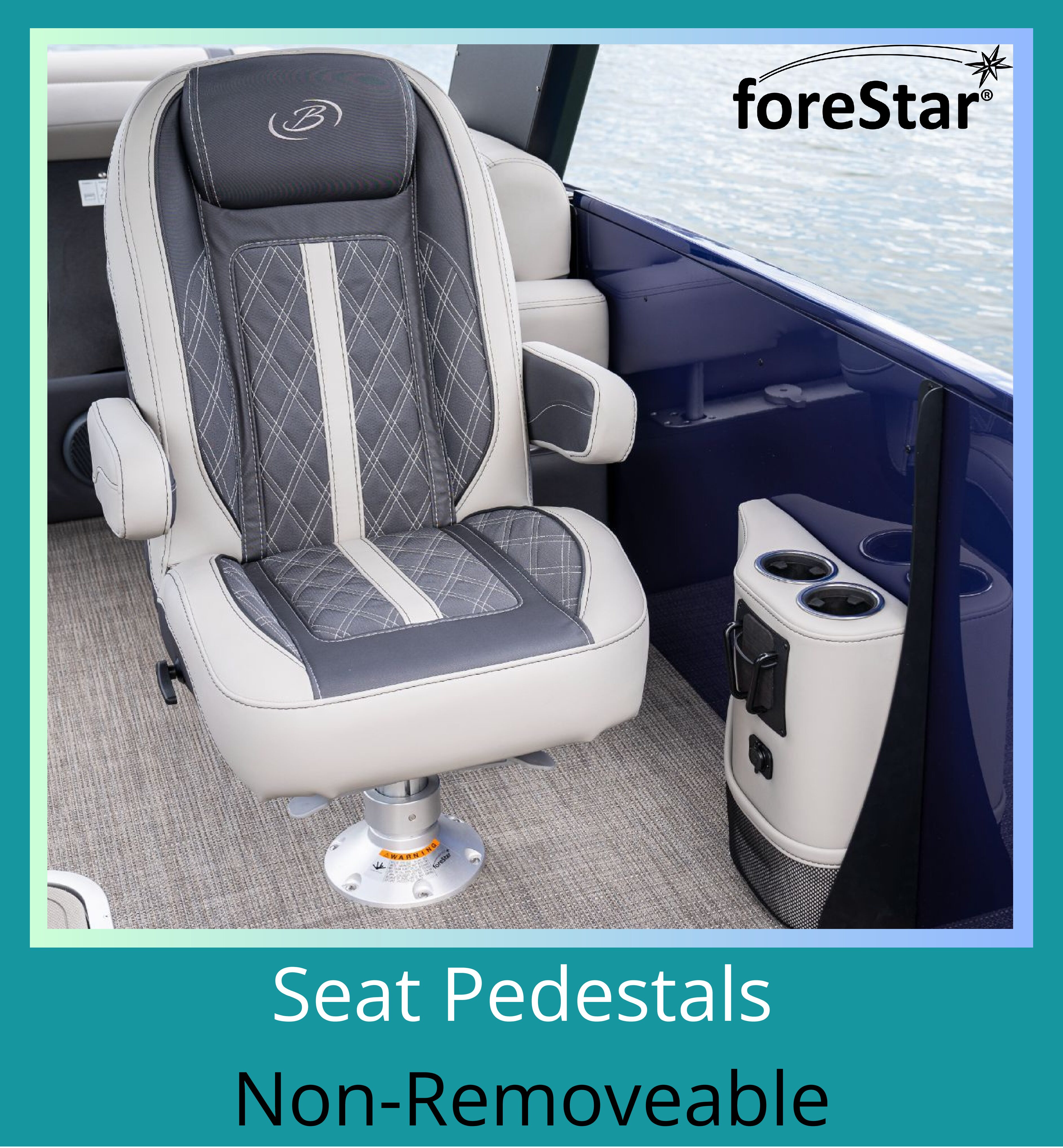 Seat Pedestals - Non-Removable