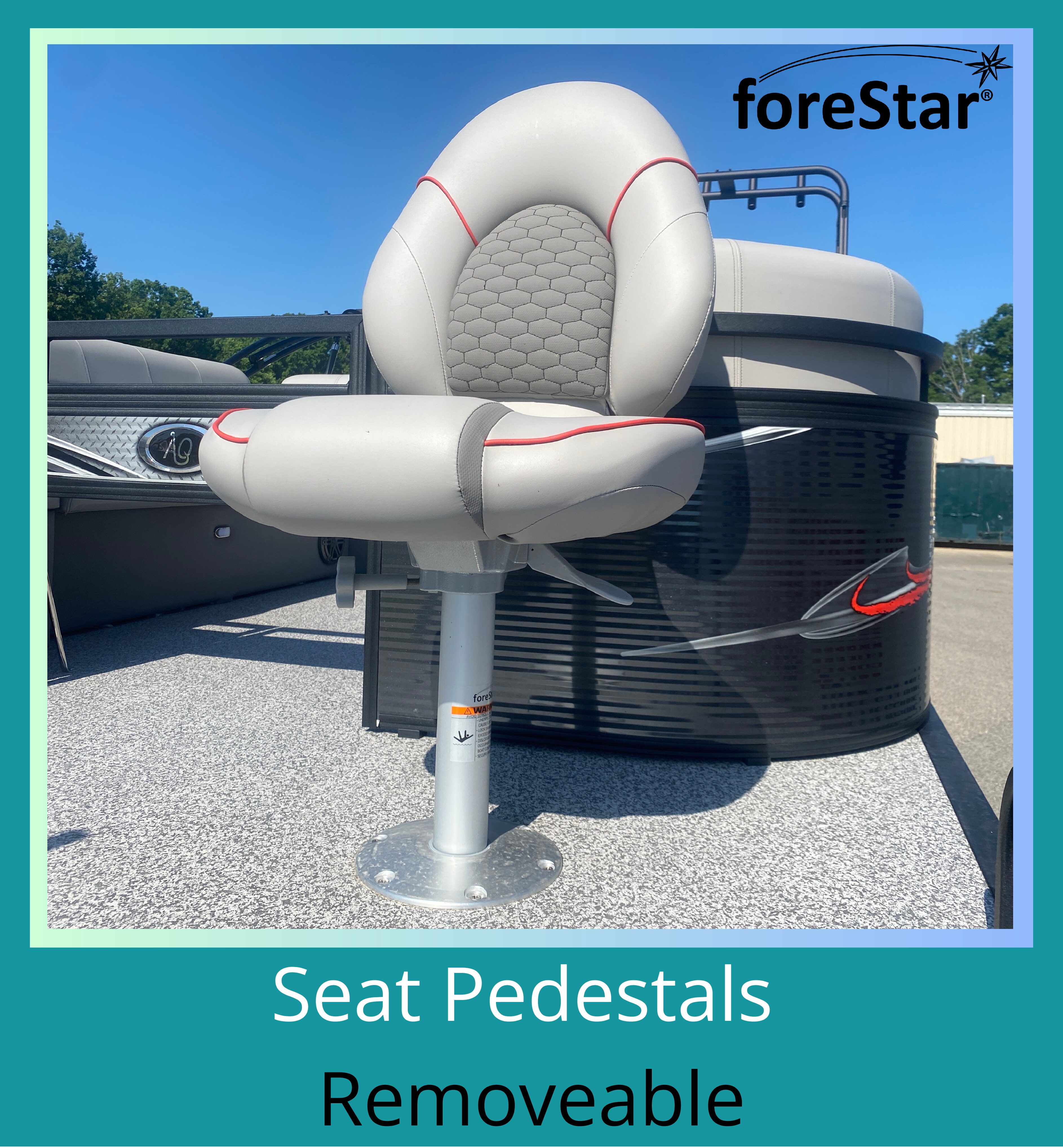 Seat Pedestals Removeable