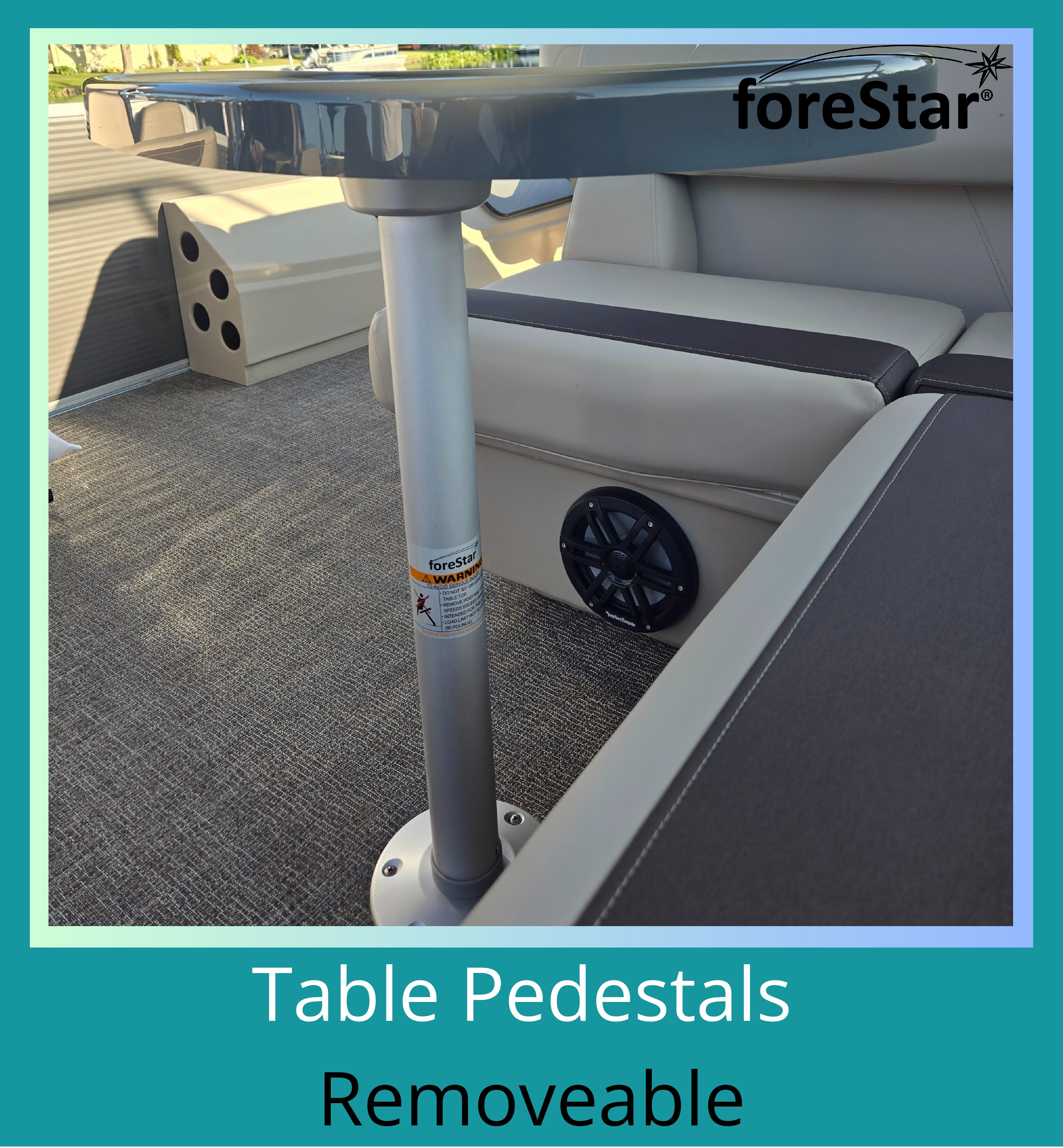 Removable Table Pedestals