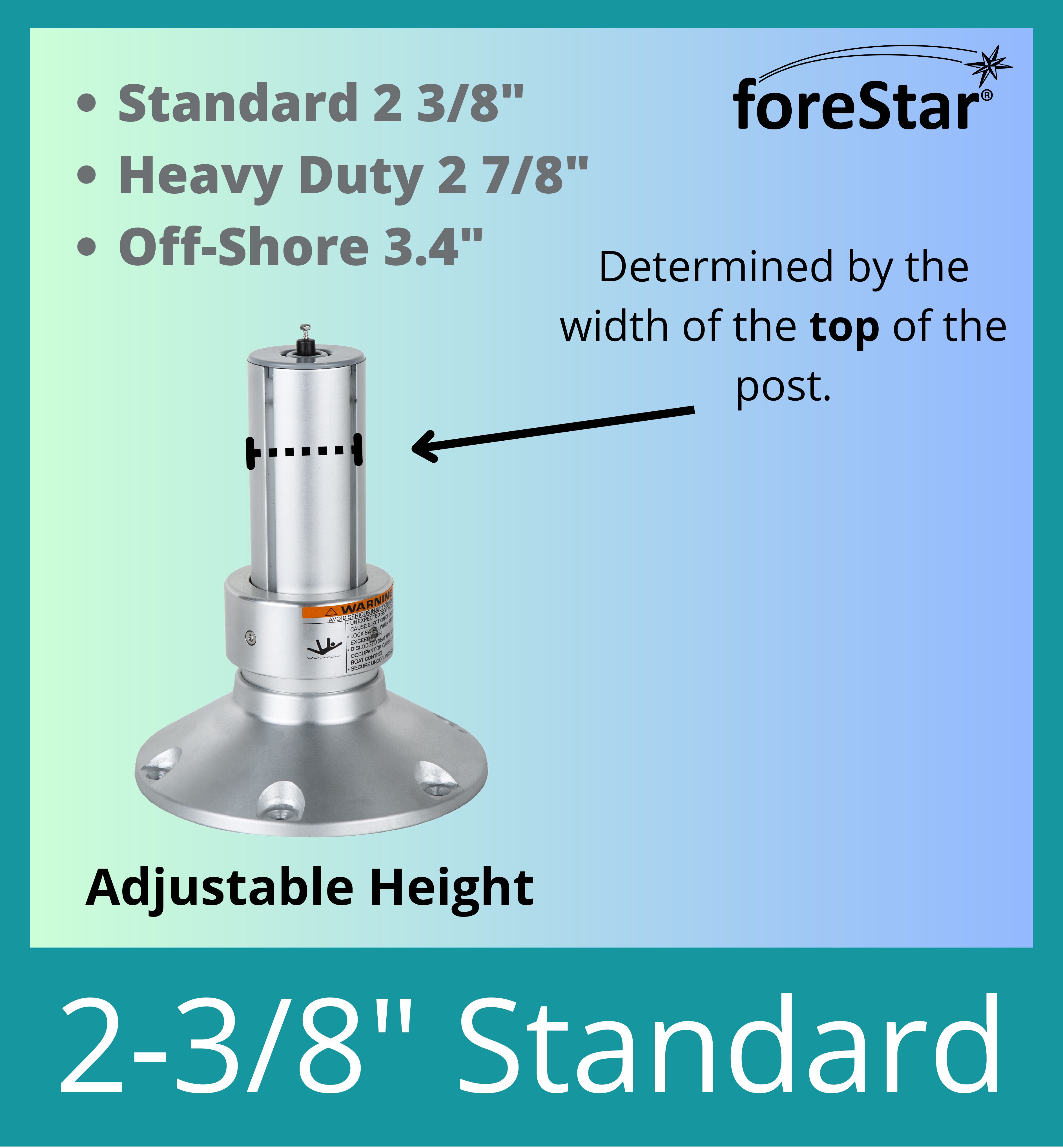 2-3/8" Standard Air Ride