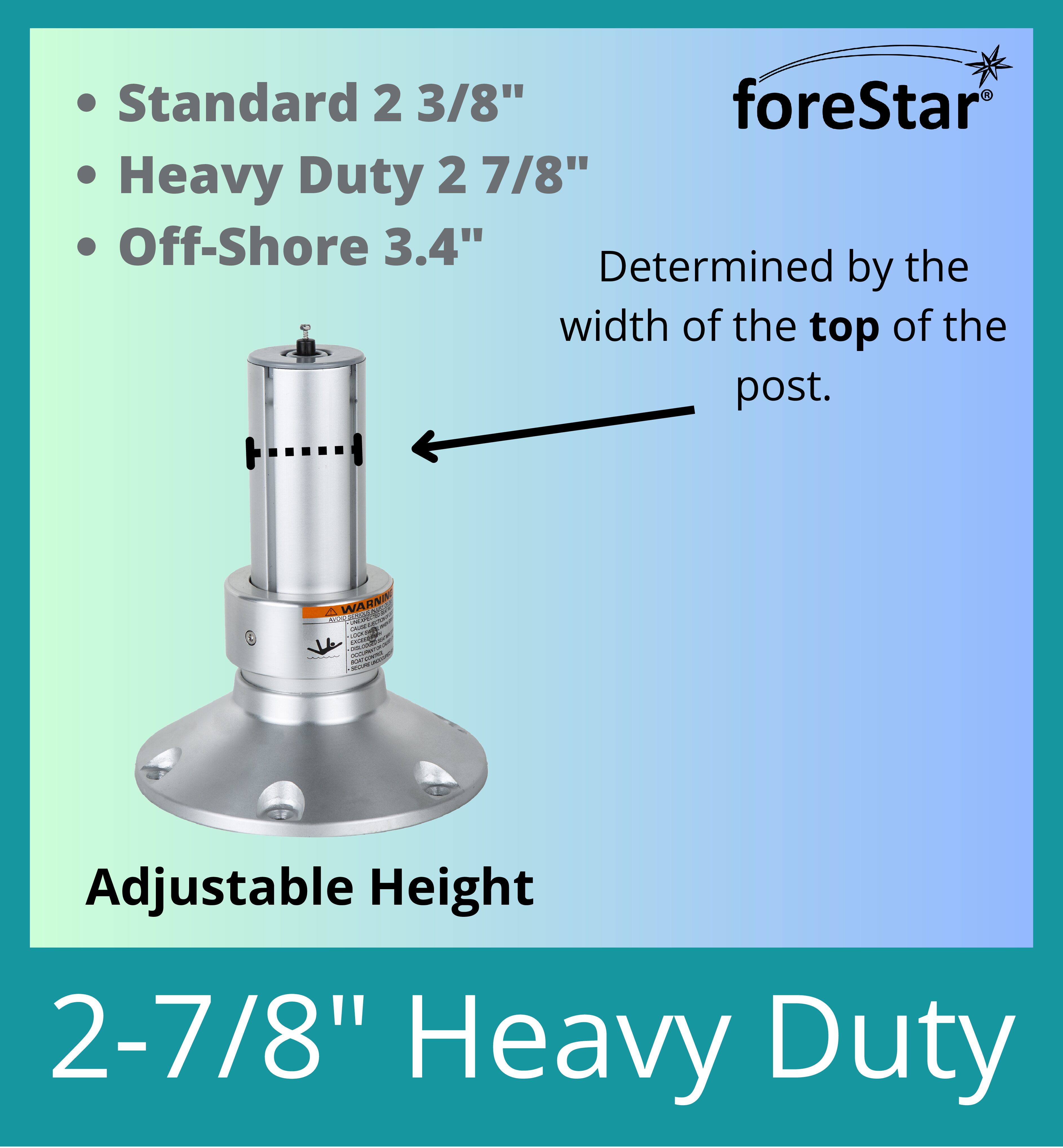 2-7/8" Heavy Duty Air Ride