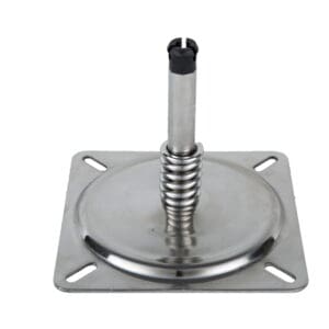 Stainless steel swivel base with post.
