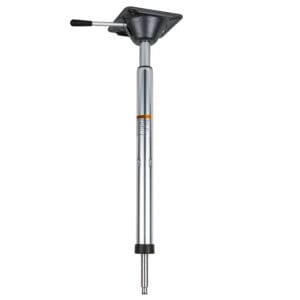 Adjustable height boat pedestal base.
