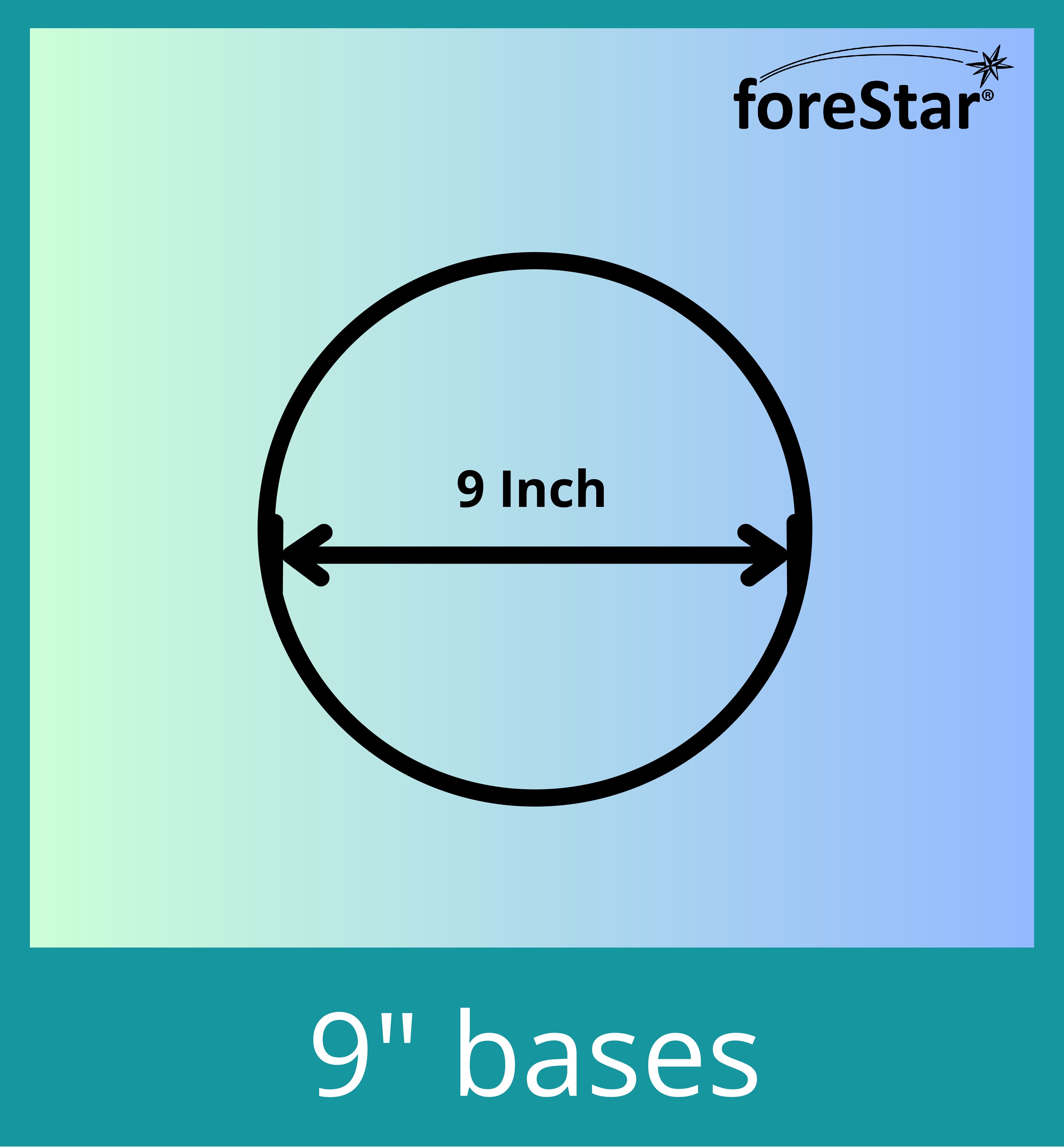 2-7/8" Heavy Duty AR w/ 9" Bases