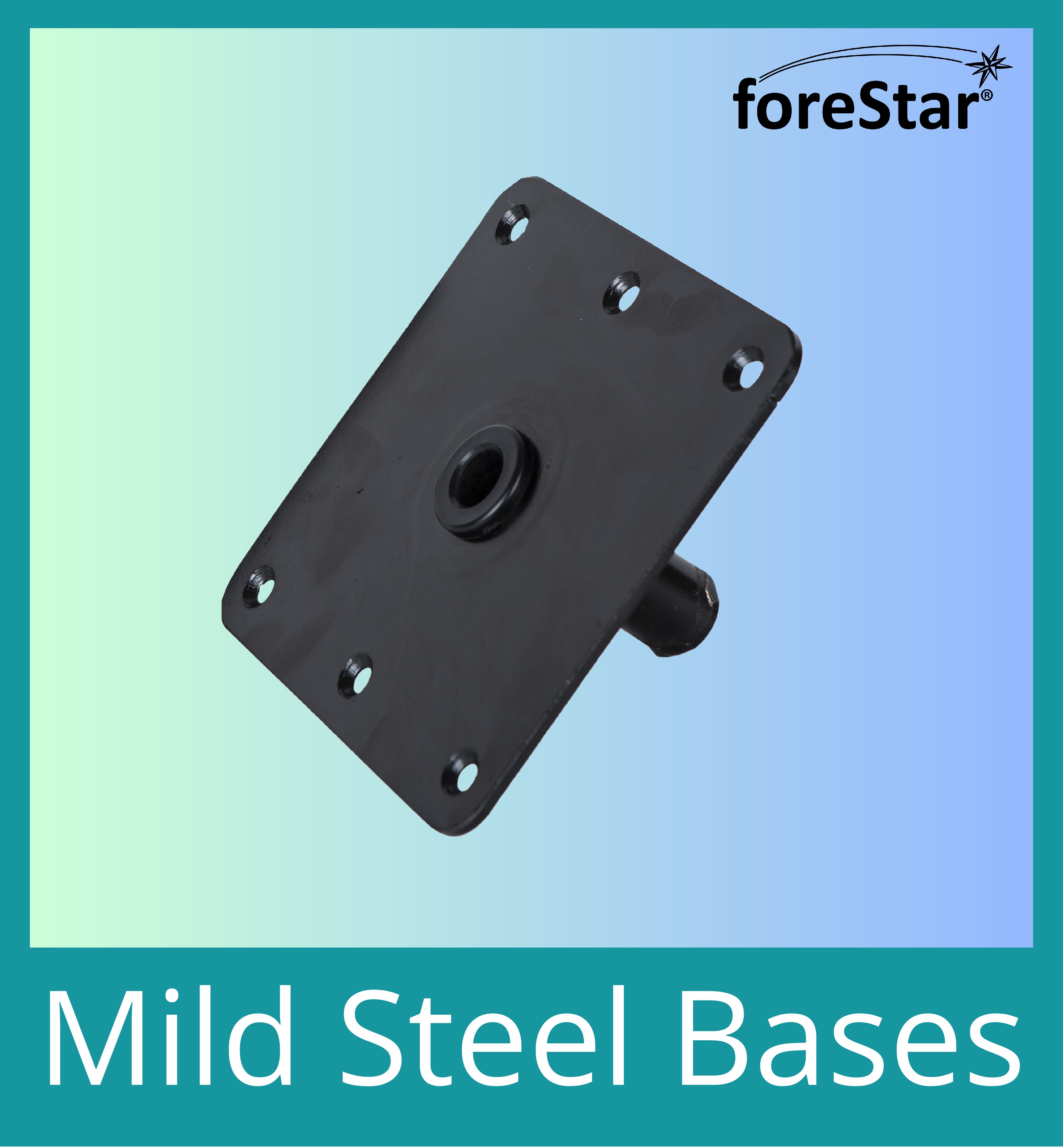 Threaded Mild Steel Bases