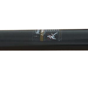 Black antenna, long, cylindrical, radio.