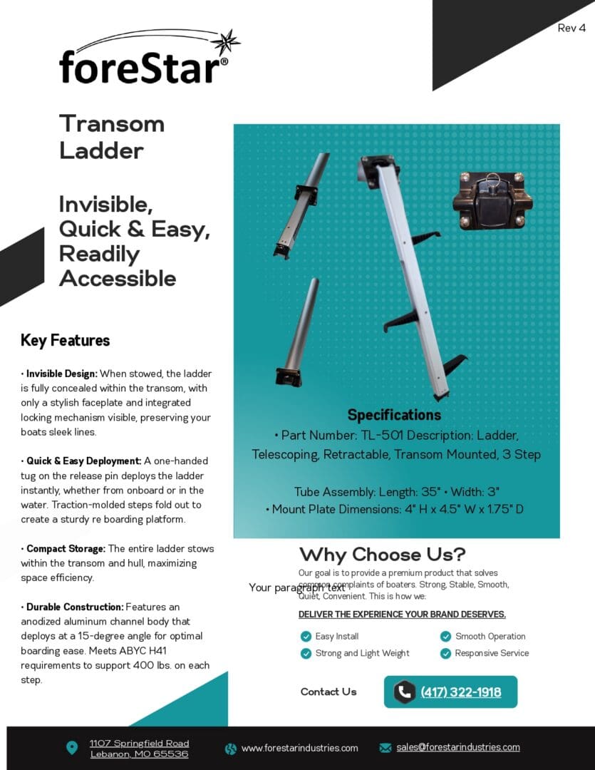 <h3>Transom Ladder</h3>