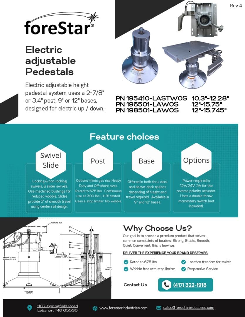 <h3>Electric Pedestal Rev 4</h3>
